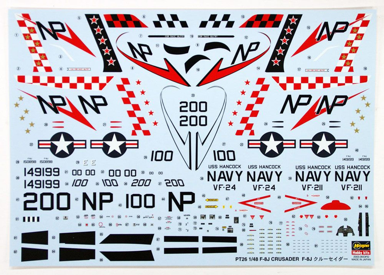 Hasegawa 1/48 F-8J CRUSADER
