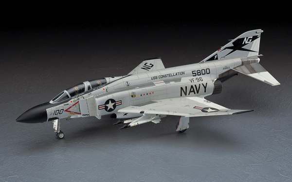 Hasegawa 1/48 F-4J Phantom II "Show Time 100" (one-piece canopy)