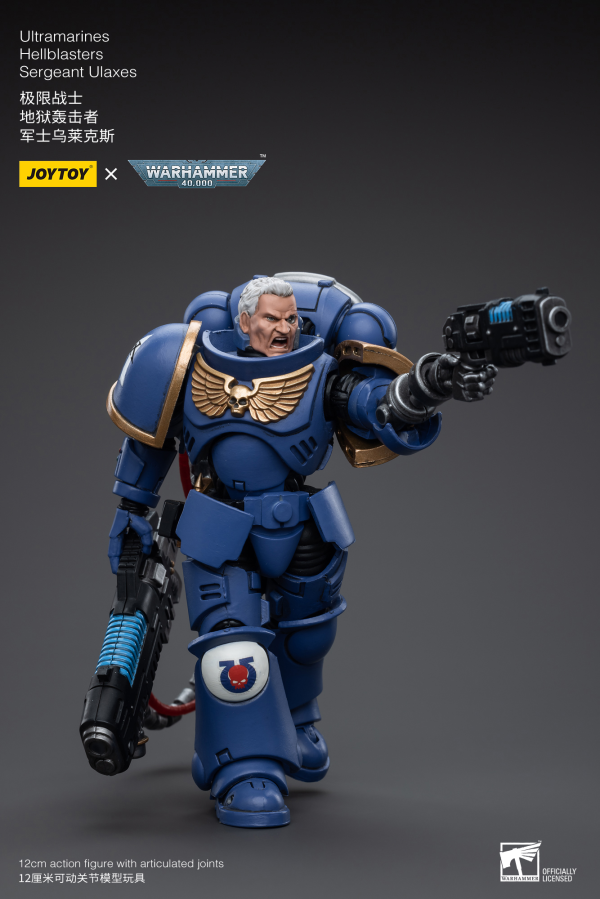 JoyToy Ultramarines Hellblasters Sergeant Ulaxes