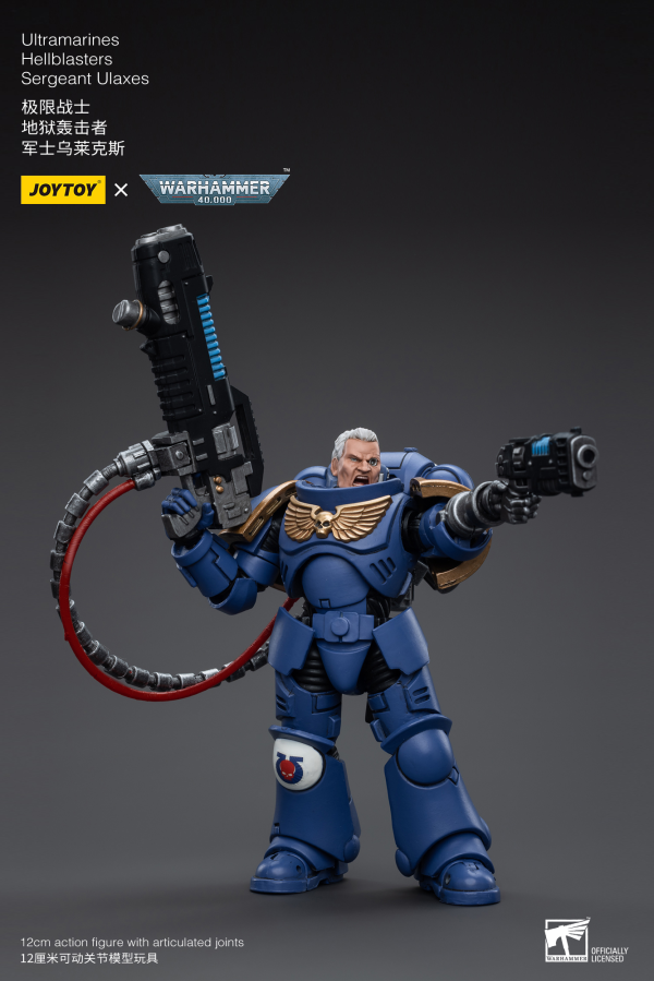 JoyToy Ultramarines Hellblasters Sergeant Ulaxes