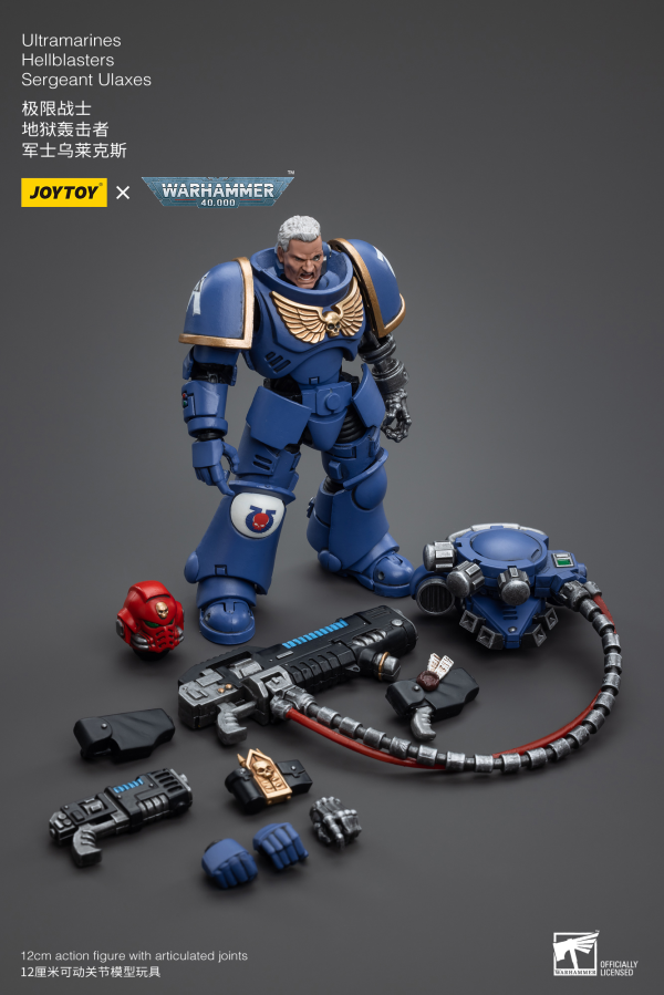 JoyToy Ultramarines Hellblasters Sergeant Ulaxes
