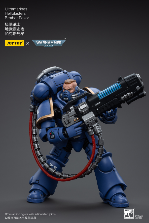 JoyToy Ultramarines Hellblasters Brother Paxor