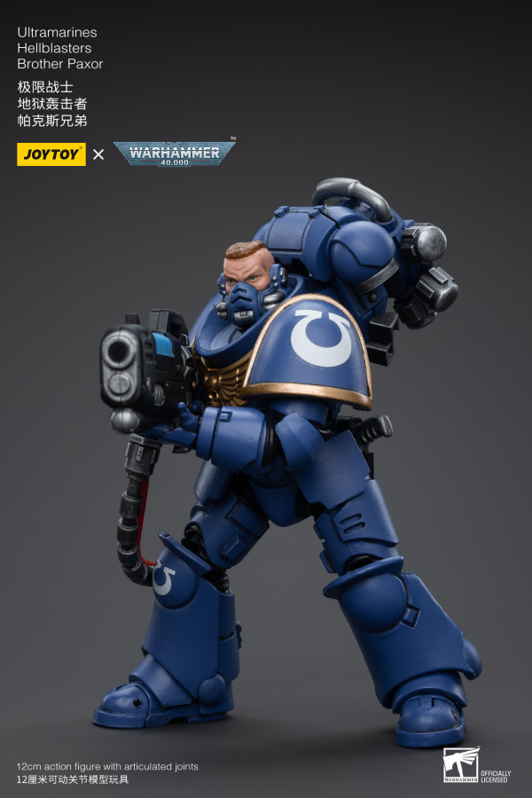 JoyToy Ultramarines Hellblasters Brother Paxor