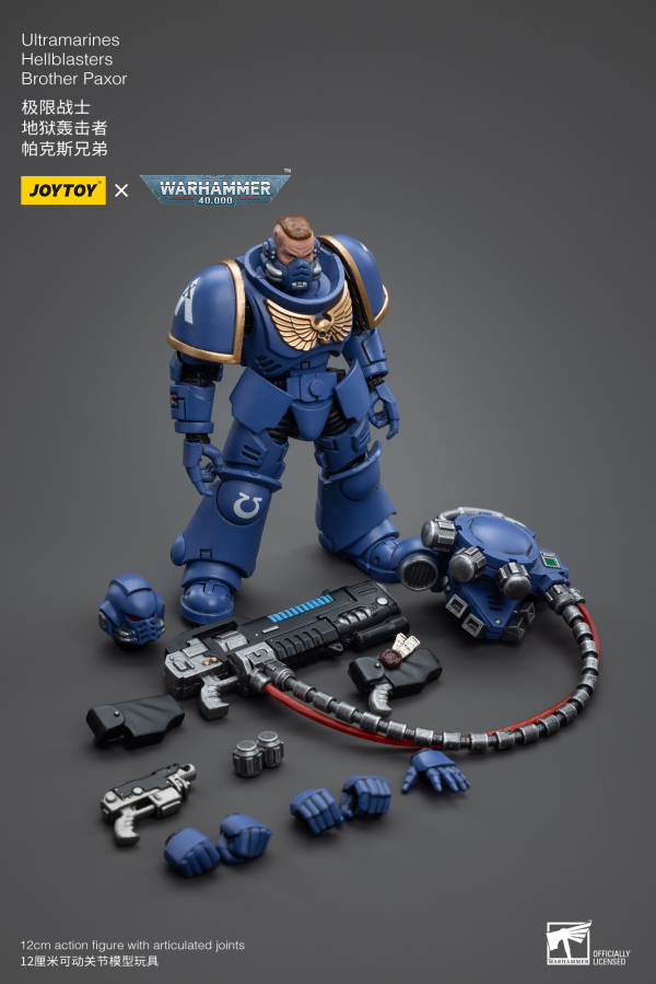 JoyToy Ultramarines Hellblasters Brother Paxor