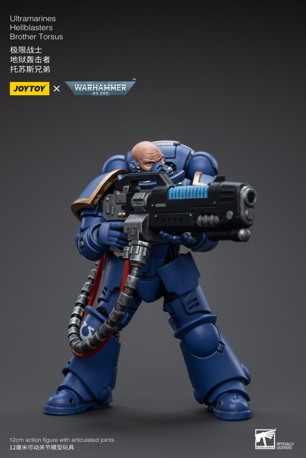 JoyToy Ultramarines Hellblasters Brother Torsus