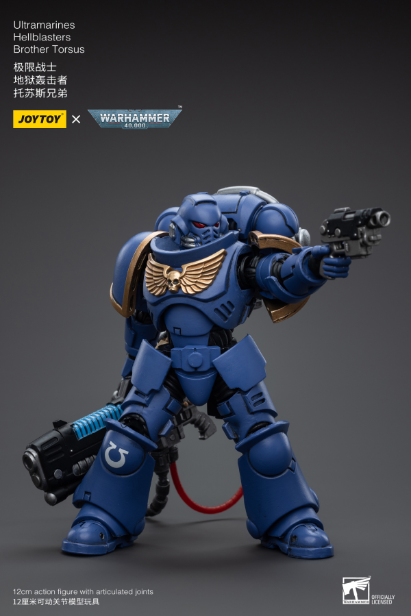 JoyToy Ultramarines Hellblasters Brother Torsus