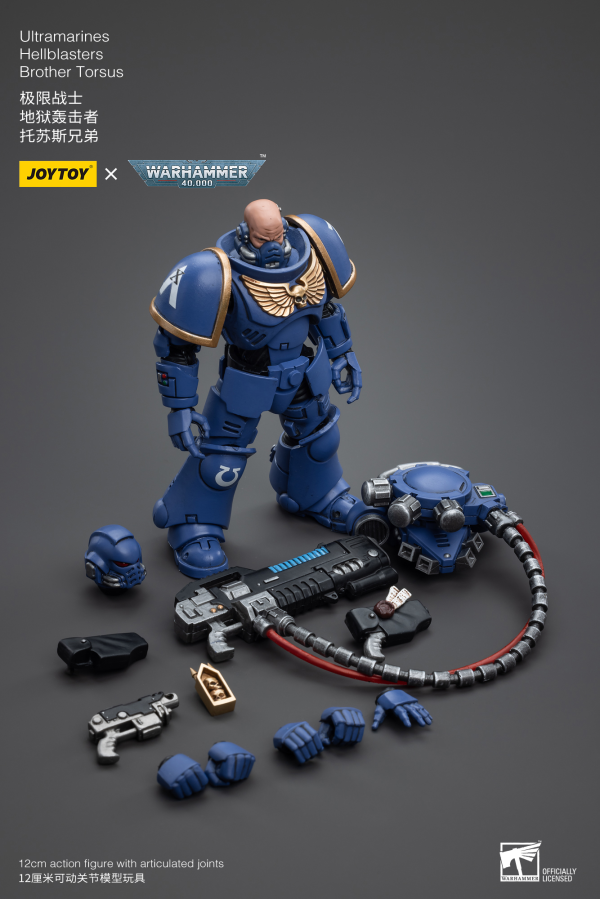 JoyToy Ultramarines Hellblasters Brother Torsus