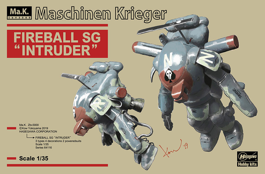 Maschinen Krieger 1/35 FIREBALL SG "INTRUDER" (Two kits in the box)