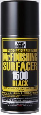 GSI Creos Mr Finishing Surfacer Spray 1500 Black