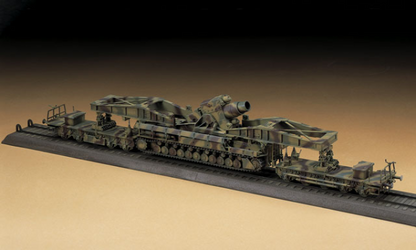 Hasegawa 1/72 60cm Moser Karl 040 Production w/Railway Carrier