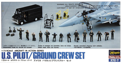 Hasegawa 1/72 US Pilot/Ground Crew Set