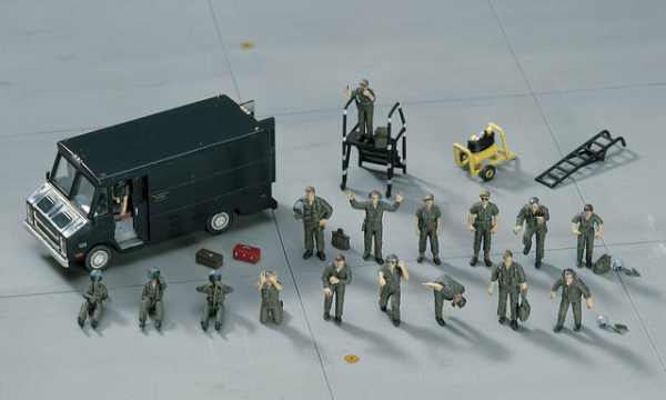 Hasegawa 1/72 US Pilot/Ground Crew Set