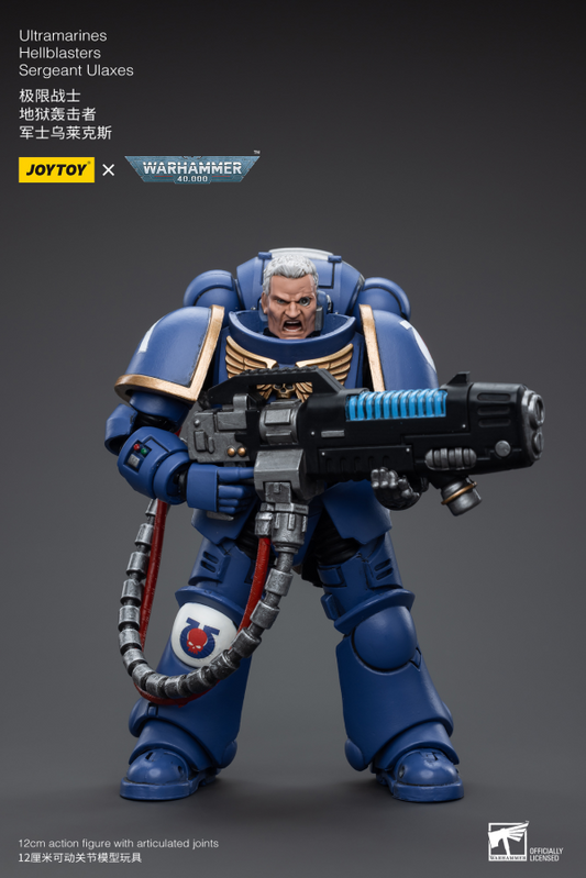 JoyToy Ultramarines Hellblasters Sergeant Ulaxes