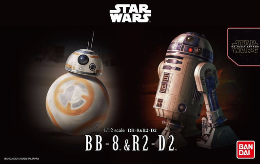 Bandai Star Wars 1/12 BB-8 & R2D2