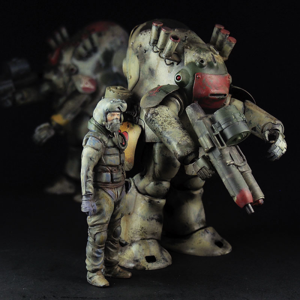 Maschinen Krieger 1/20 Robot Battle V Mk44 Ammoknights (Smart Gun)