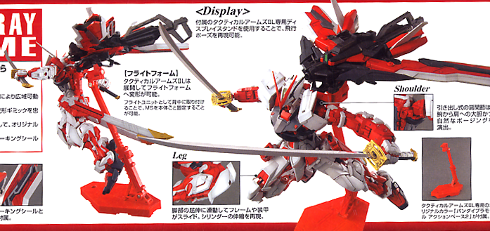 Bandai 1/100 MG Gundam Astray Red Frame Lowe Guele's Customize Mobile Suit