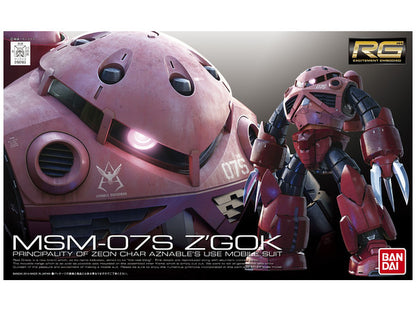 Bandai 1/144 RG MSM-07S Char's Z'Gok