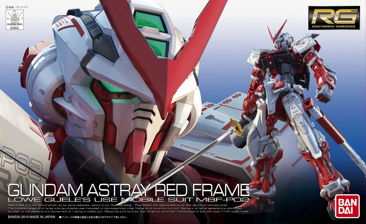 Bandai 1/144 RG Gundam Astray Red Frame