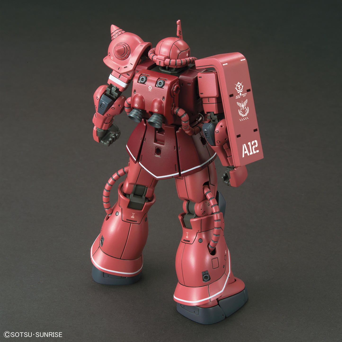 Bandai 1/144 HGGTO MS-06S Zaku II Principality Of Zeon Char Aznable's Mobile Suit Red Comet Ver.