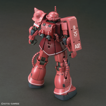 Bandai 1/144 HGGTO MS-06S Zaku II Principality Of Zeon Char Aznable's Mobile Suit Red Comet Ver.