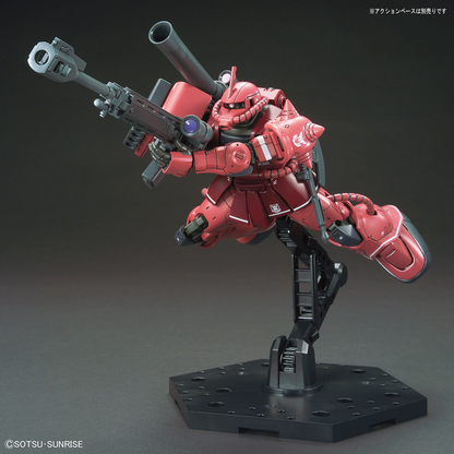 Bandai 1/144 HGGTO MS-06S Zaku II Principality Of Zeon Char Aznable's Mobile Suit Red Comet Ver.